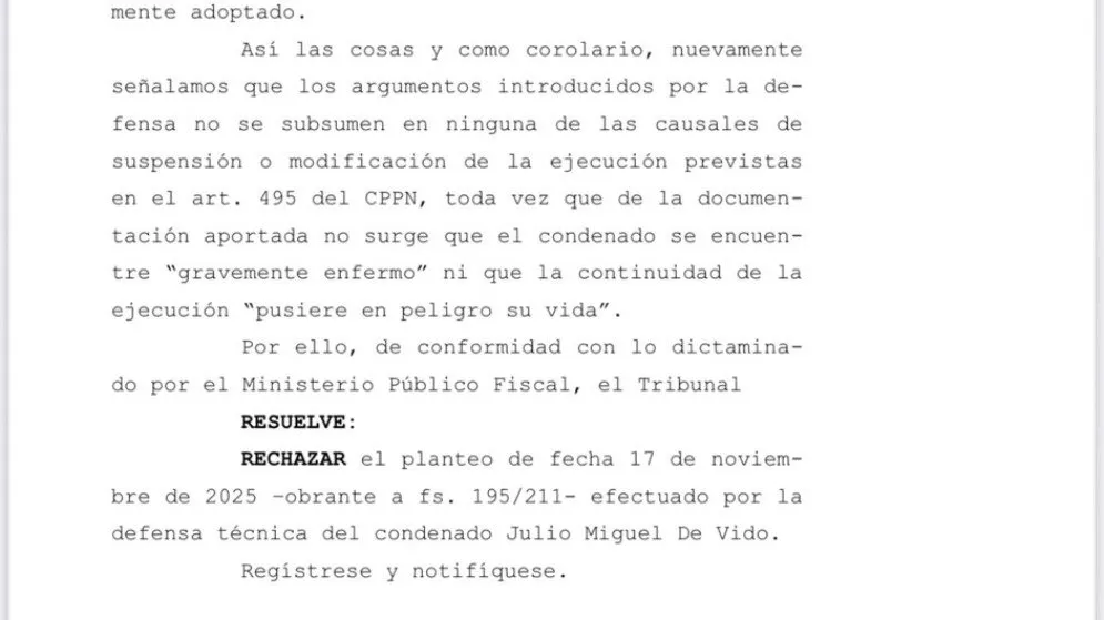 De Vido se queda en Ezeiza: la Justicia le cerró la última salida